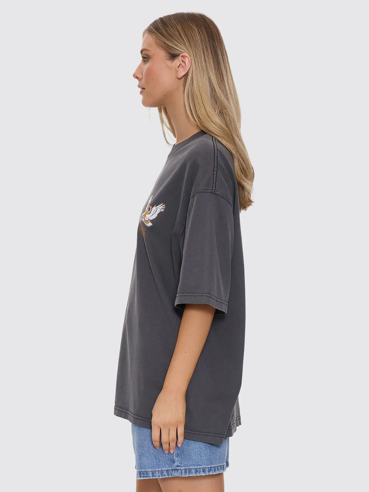 Target Eyes Oversized Tee - Merch Black sold by Thrills product image thumbnail 4