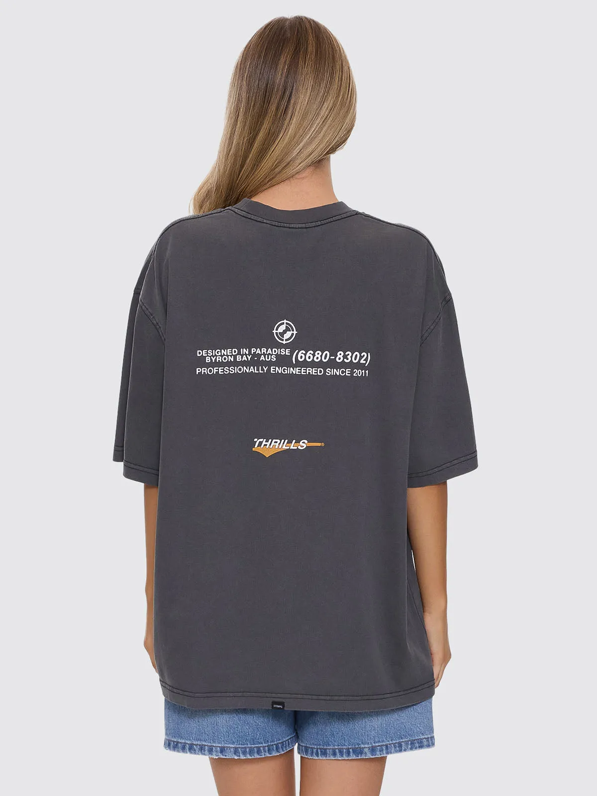 Target Eyes Oversized Tee - Merch Black sold by Thrills product image thumbnail 5