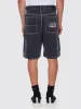 Bitten Twice Biggest Slacker Carpenter Short - Faded Black sold by Thrills