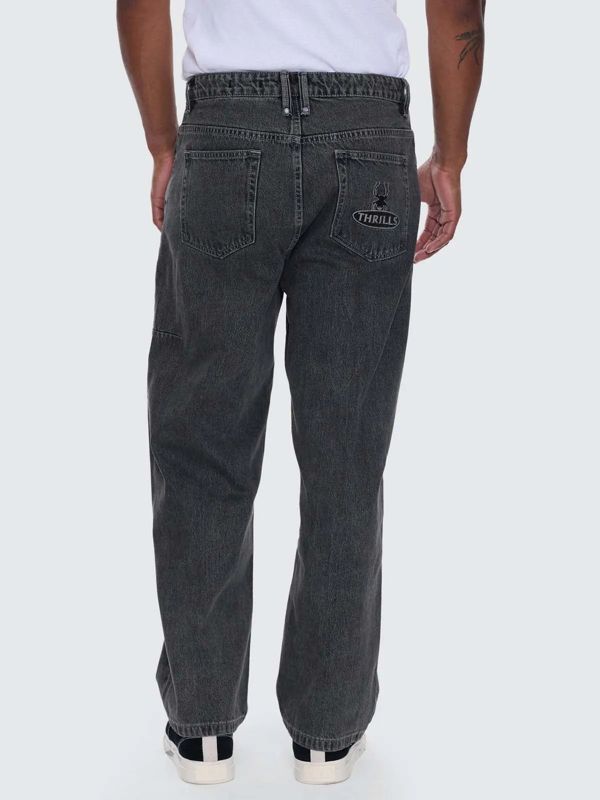 Nightshade Big Slacker Denim Jean - Seaglass Black Overdye sold by Thrills product image thumbnail 3