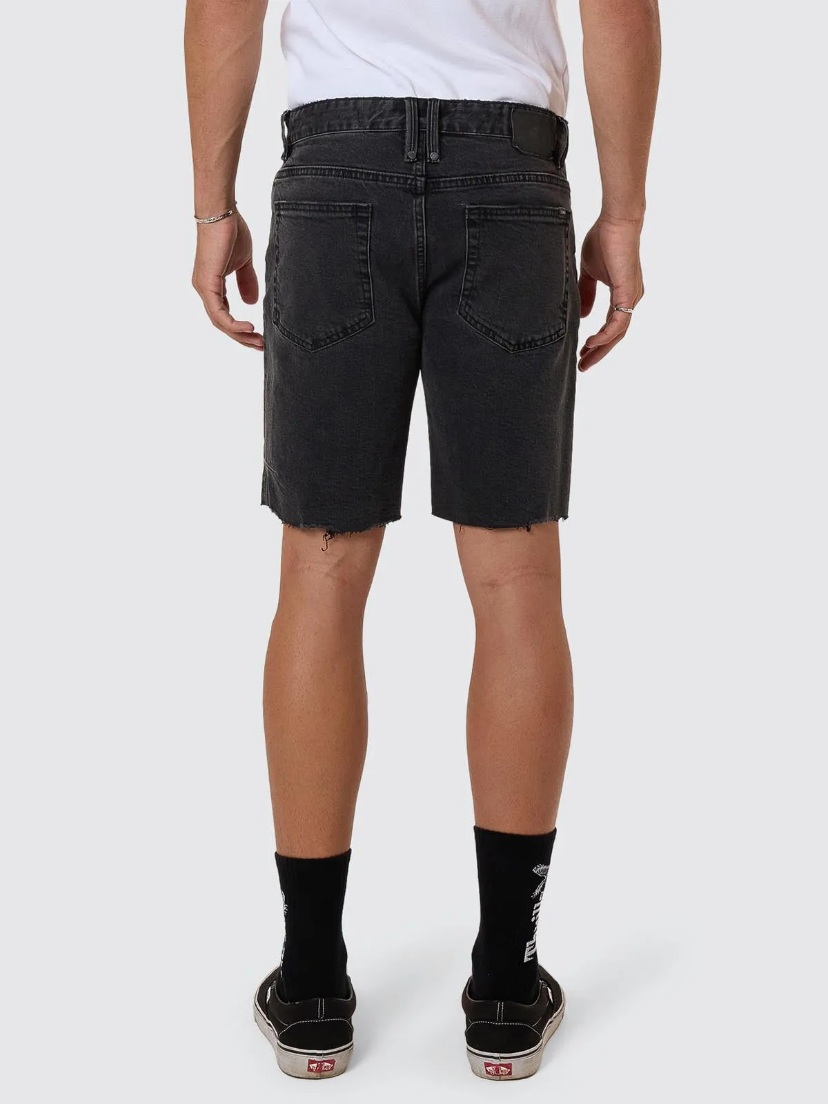 Bones Denim Short - Ash Black sold by Thrills product image thumbnail 5