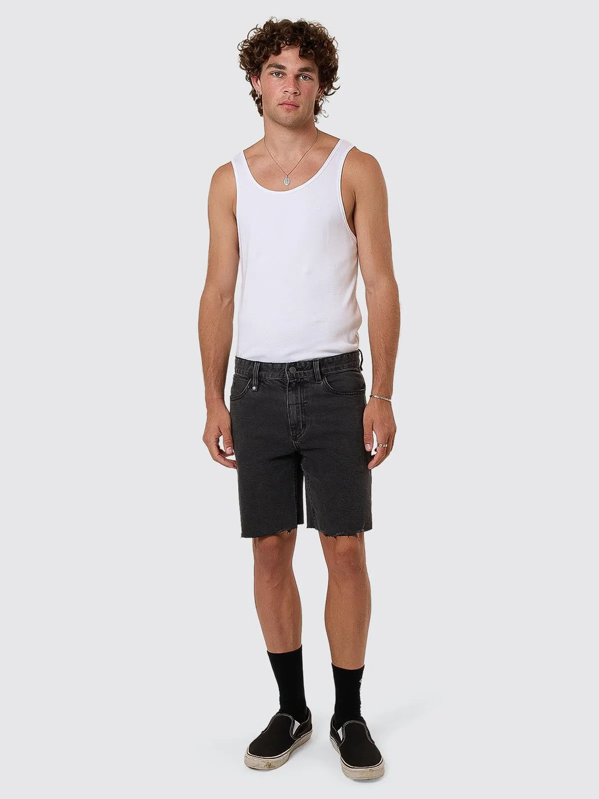 Bones Denim Short - Ash Black sold by Thrills product image thumbnail 3