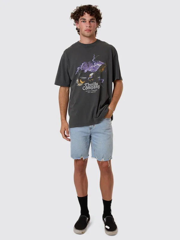 Bones Denim Short - Dusk sold by Thrills