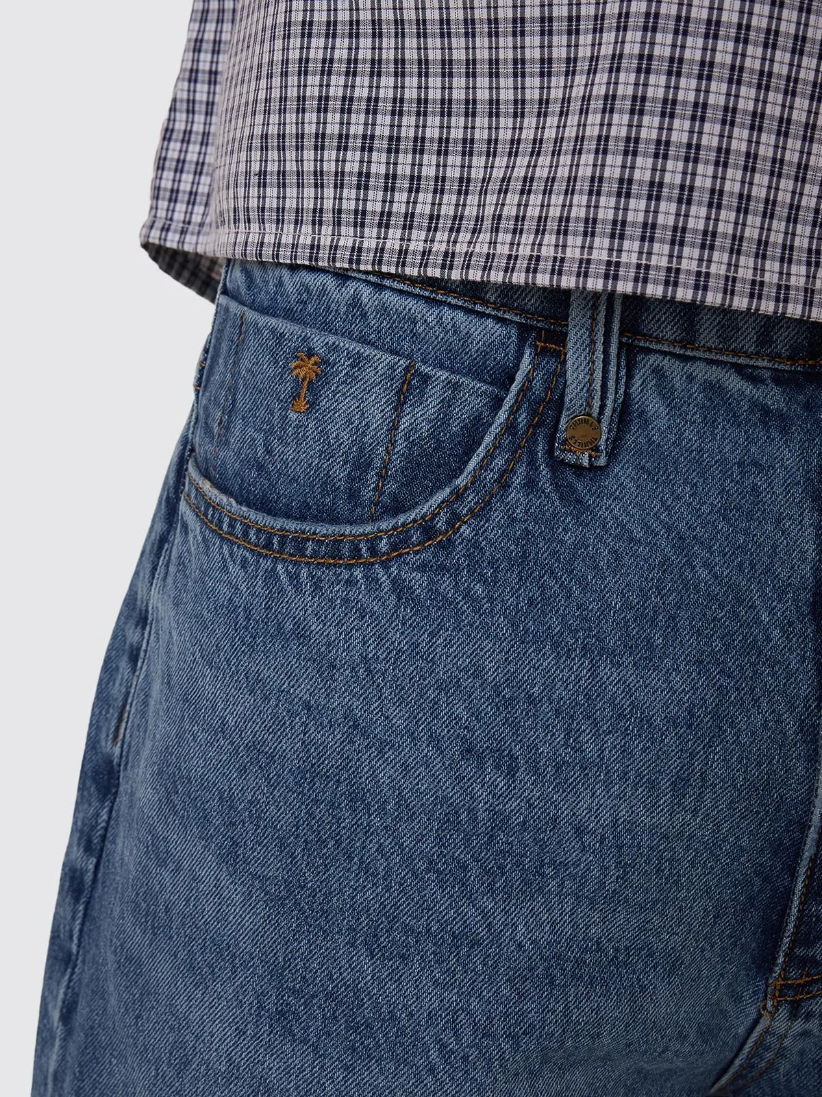 Slacker Denim Short - Stoned Blues sold by Thrills product image thumbnail 3