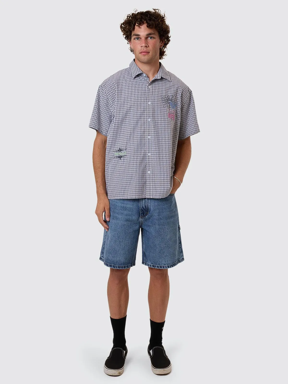 Slacker Denim Short - Stoned Blues sold by Thrills product image thumbnail 4