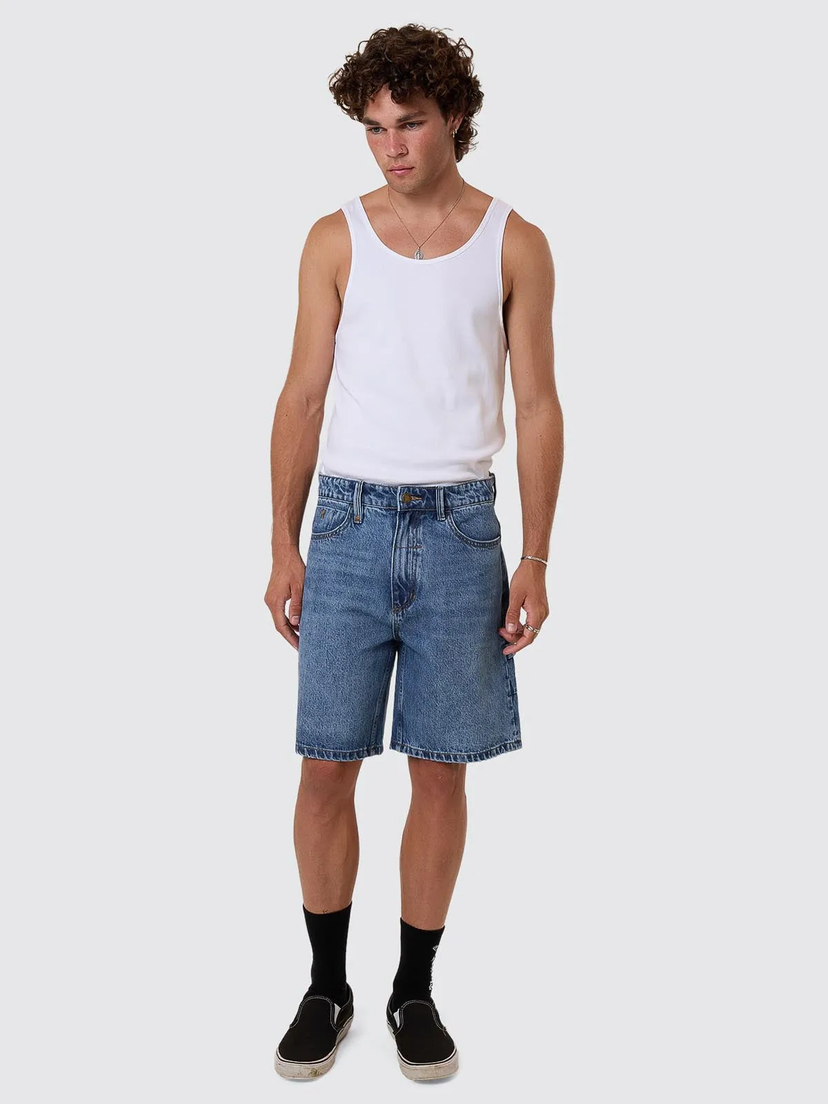 Slacker Denim Short - Stoned Blues sold by Thrills product image thumbnail 2