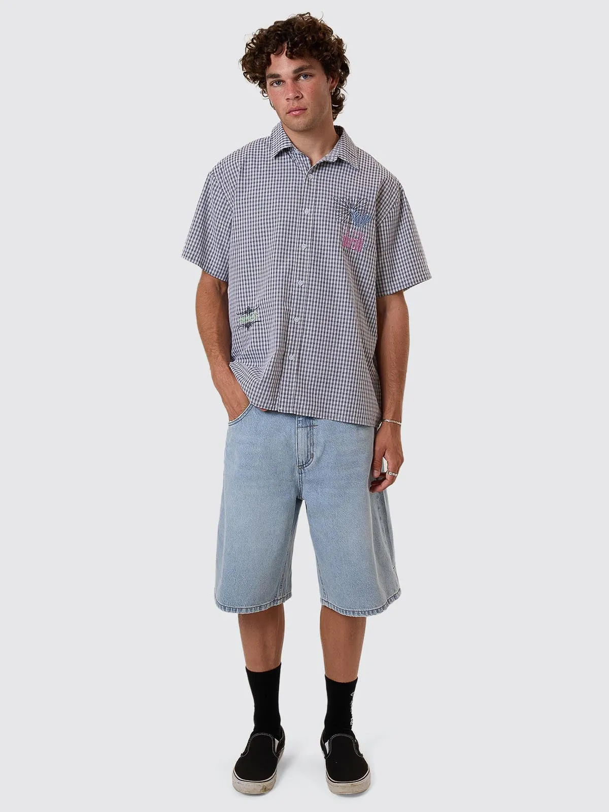 Big Slacker Denim Short - Dusk sold by Thrills