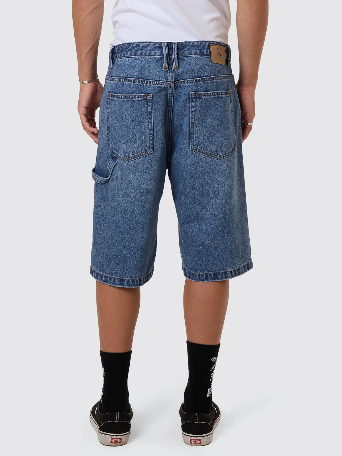 Big Slacker Denim Short - Stoned Blues sold by Thrills product image thumbnail 2