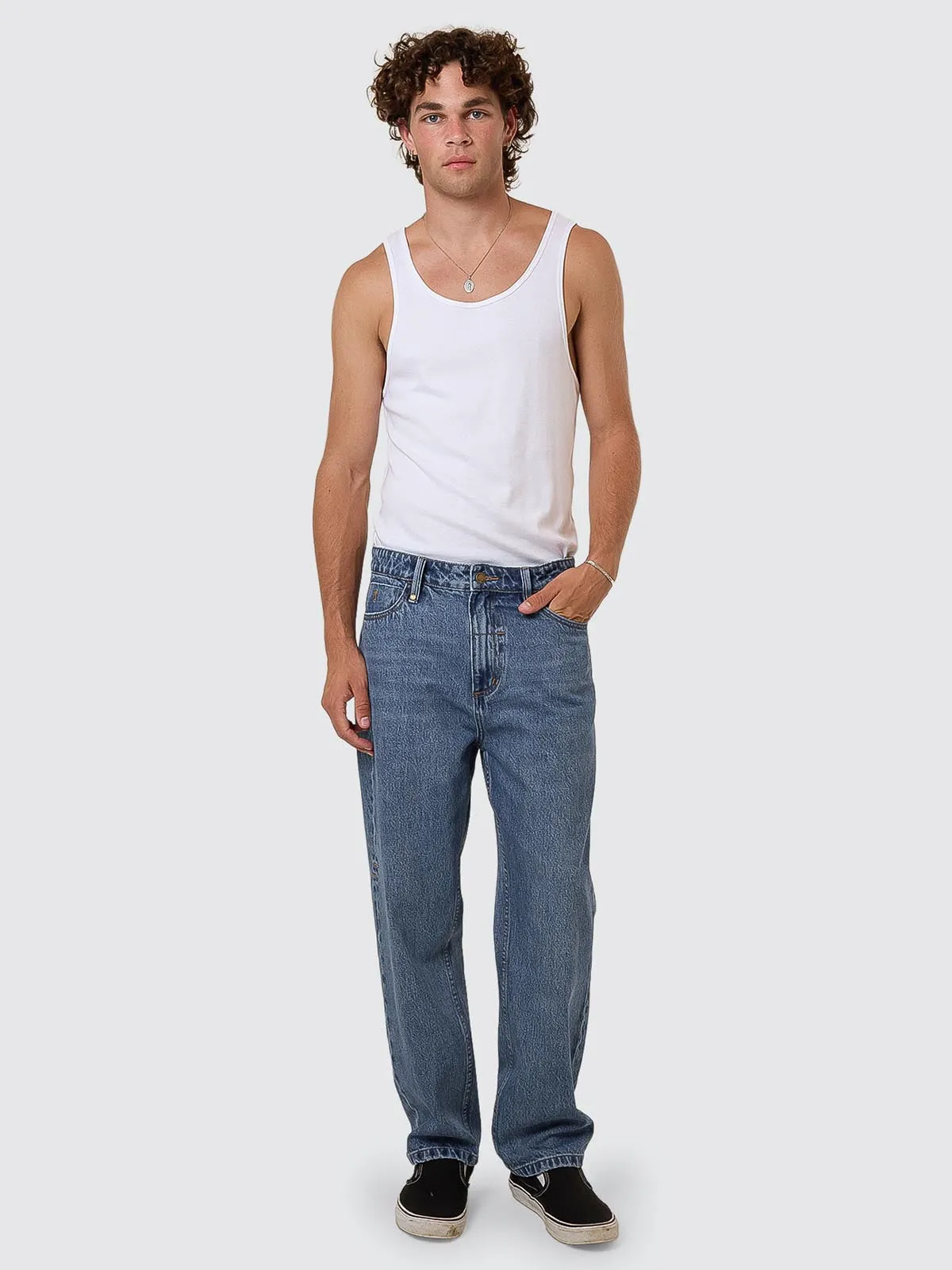 Slacker Denim Jean - Stoned Blues sold by Thrills