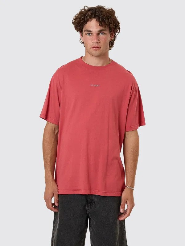Minimal Thrills Merch Fit Tee - Redwood sold by Thrills