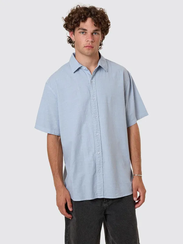 Infinite Dopamine Short Sleeve Shirt - Blue Fog sold by Thrills