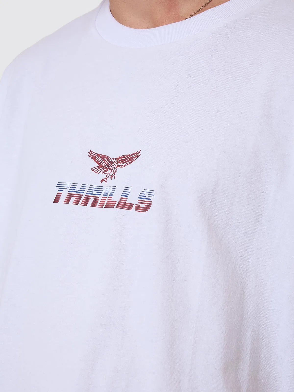 Paradise Before Anarchy Merch Fit Tee - White sold by Thrills product image thumbnail 2