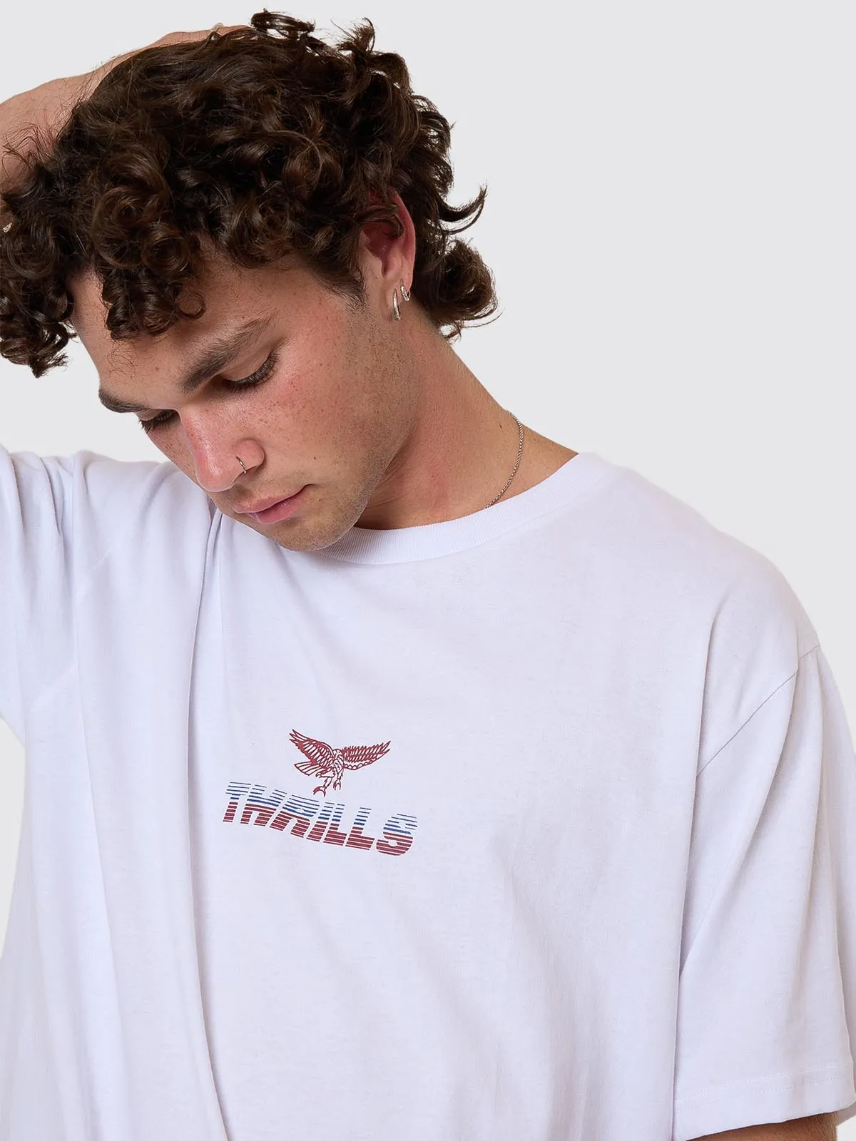 Paradise Before Anarchy Merch Fit Tee - White sold by Thrills product image thumbnail 5