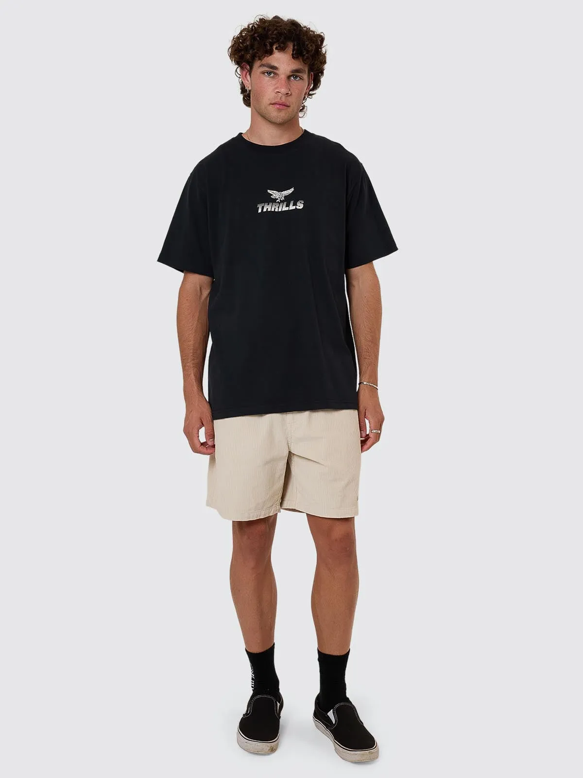 Paradise Before Anarchy Merch Fit Tee - Washed Black sold by Thrills product image thumbnail 4
