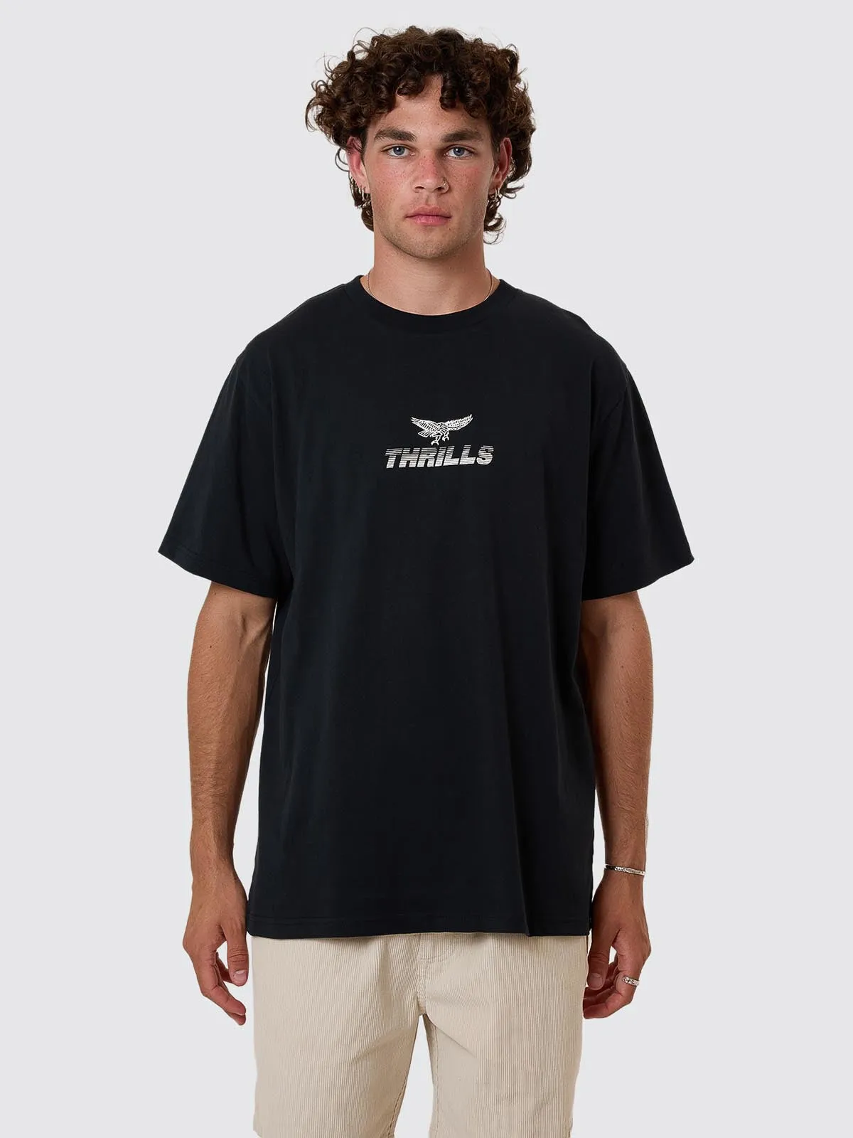 Paradise Before Anarchy Merch Fit Tee - Washed Black sold by Thrills product image thumbnail 5