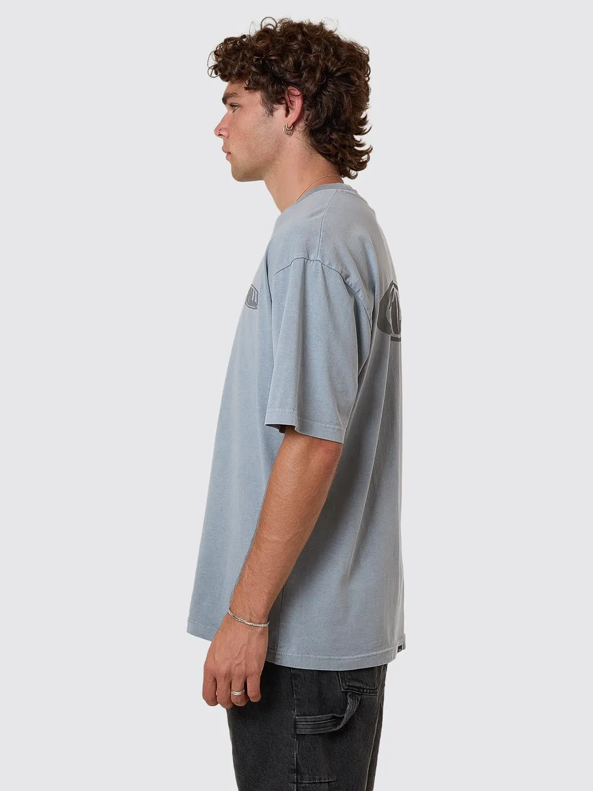 Shadowless Oversize Fit Tee - Smog sold by Thrills product image thumbnail 4