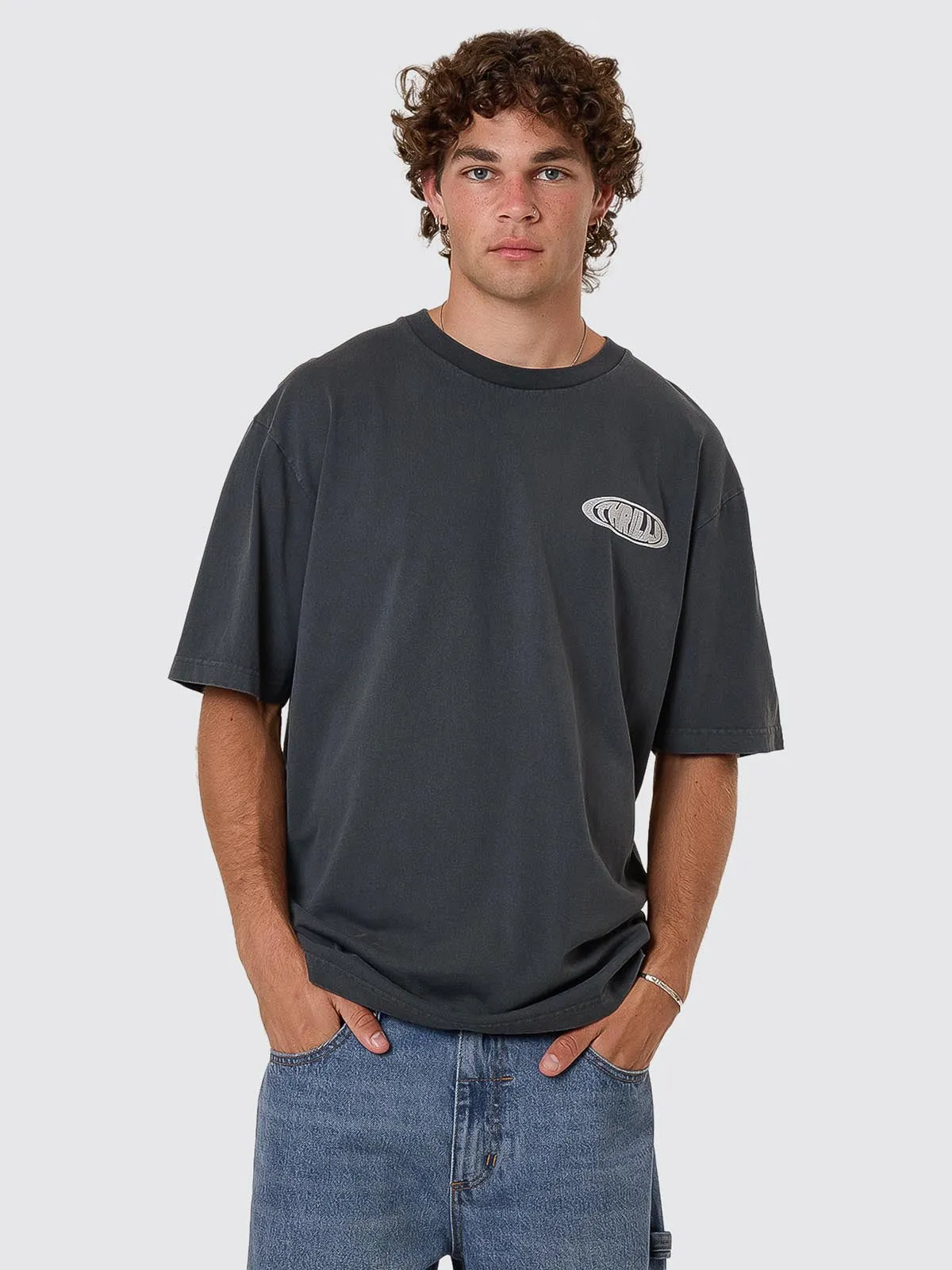 Shadowless Oversize Fit Tee - Ebony sold by Thrills