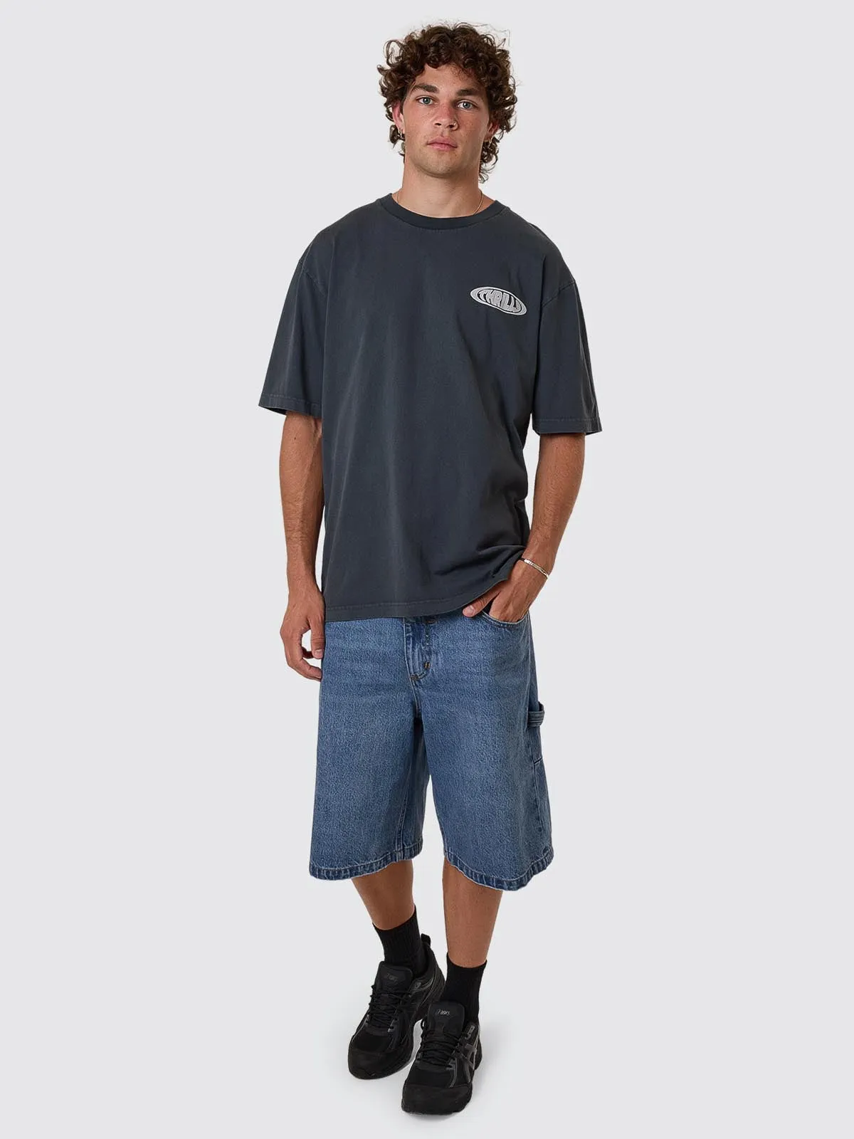 Shadowless Oversize Fit Tee - Ebony sold by Thrills product image thumbnail 5