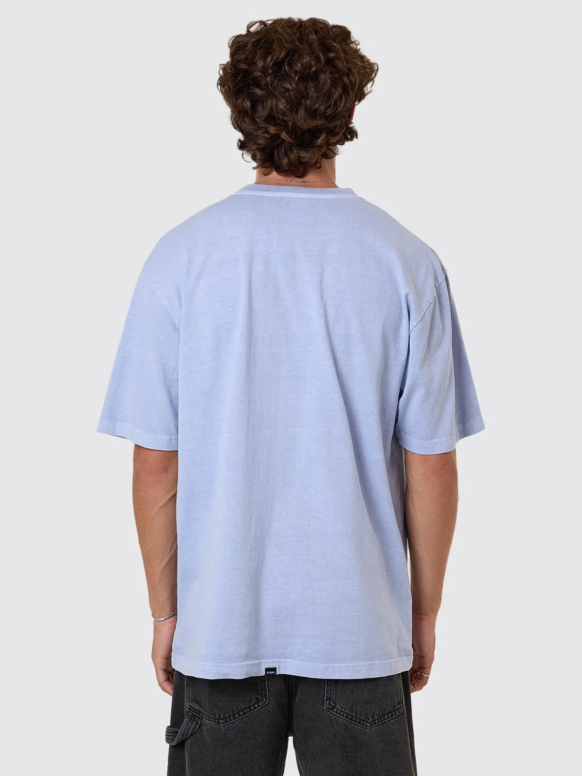 Pit Stop Oversize Fit Tee - Cornflower Blue sold by Thrills product image thumbnail 4