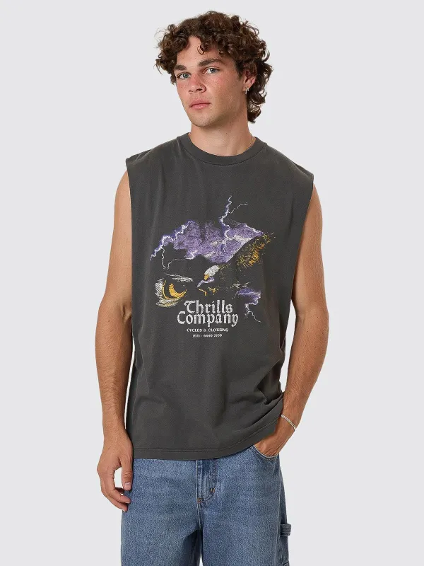 Flight Risk Merch Fit Muscle Tee - Merch Black sold by Thrills