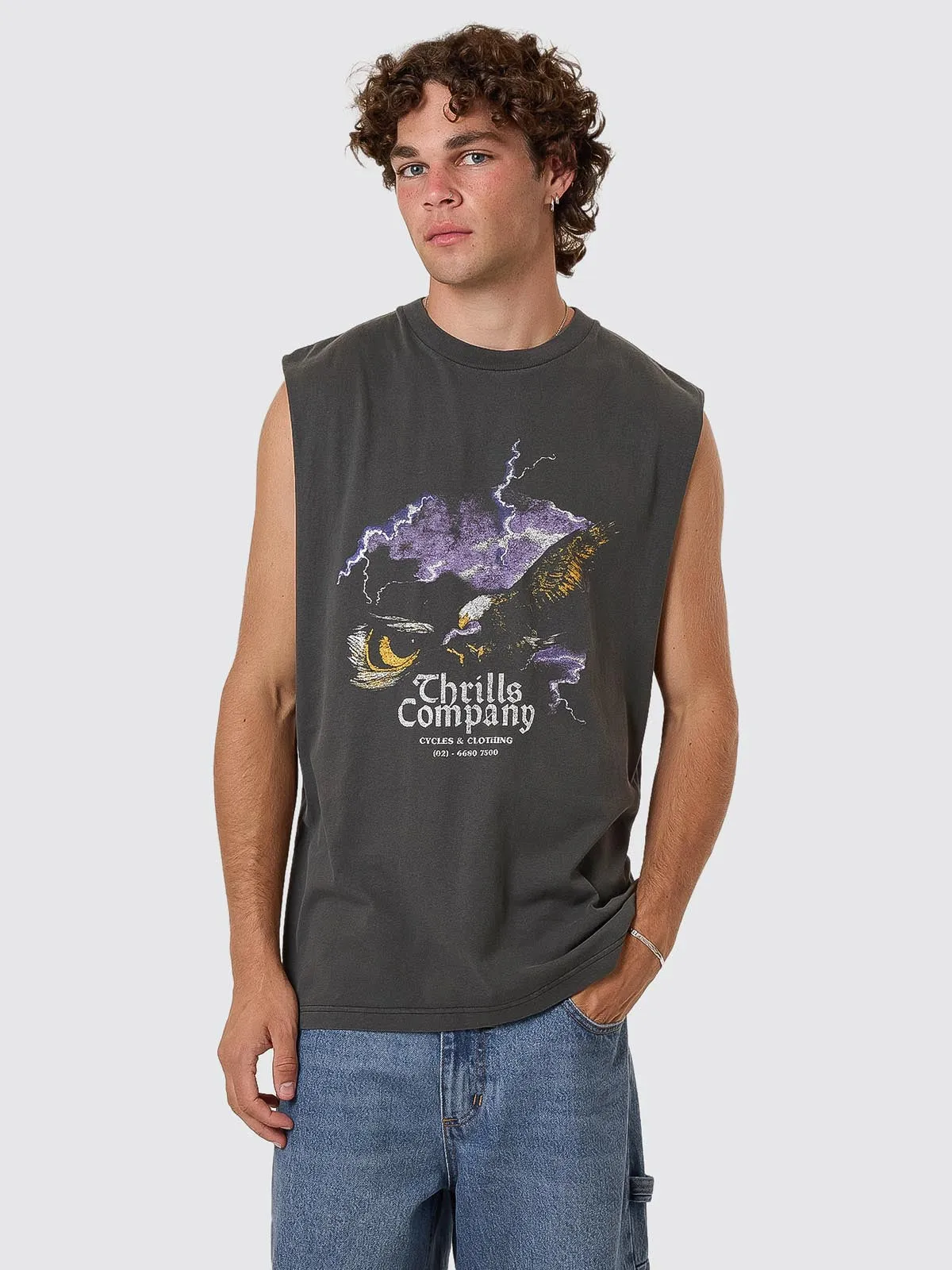 Flight Risk Merch Fit Muscle Tee - Merch Black sold by Thrills