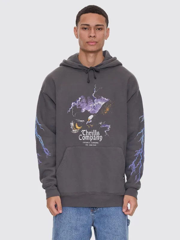 Flight Risk Slouch Pull On Hood - Merch Black sold by Thrills