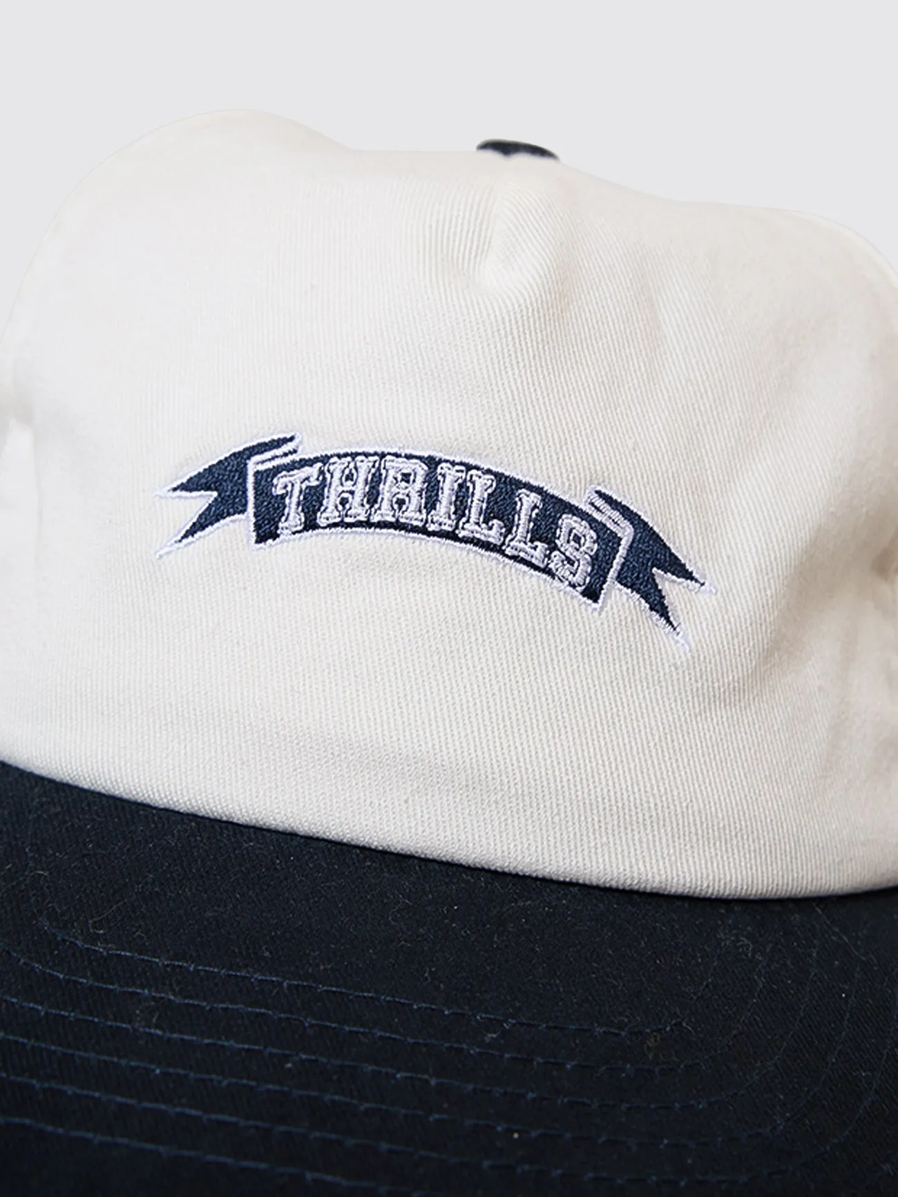 Penant 5 Panel Cap - Heritage White - Classic Blue sold by Thrills product image thumbnail 2