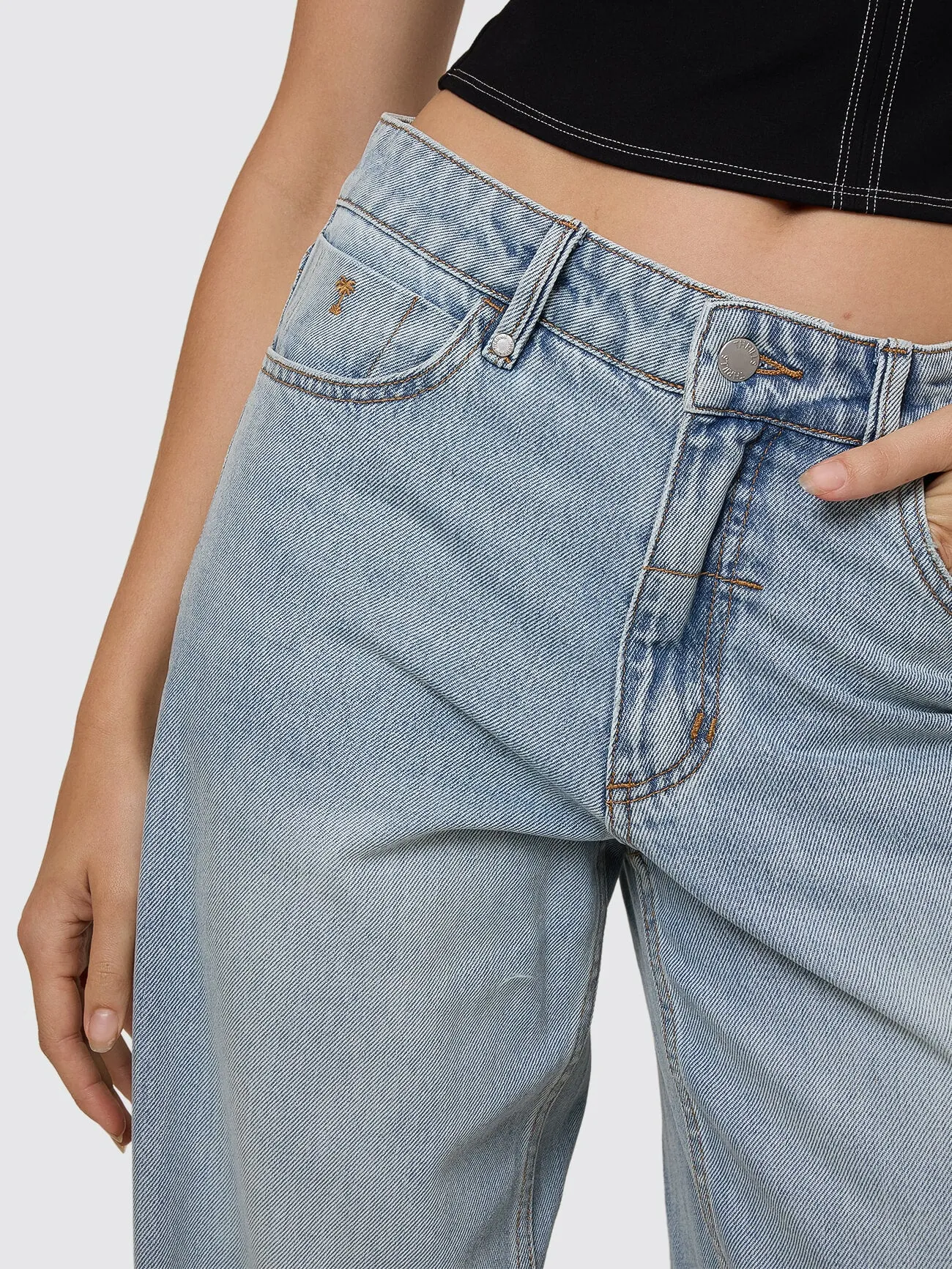 Billie Low Rise Baggy Jean - Dusk sold by Thrills product image thumbnail 3