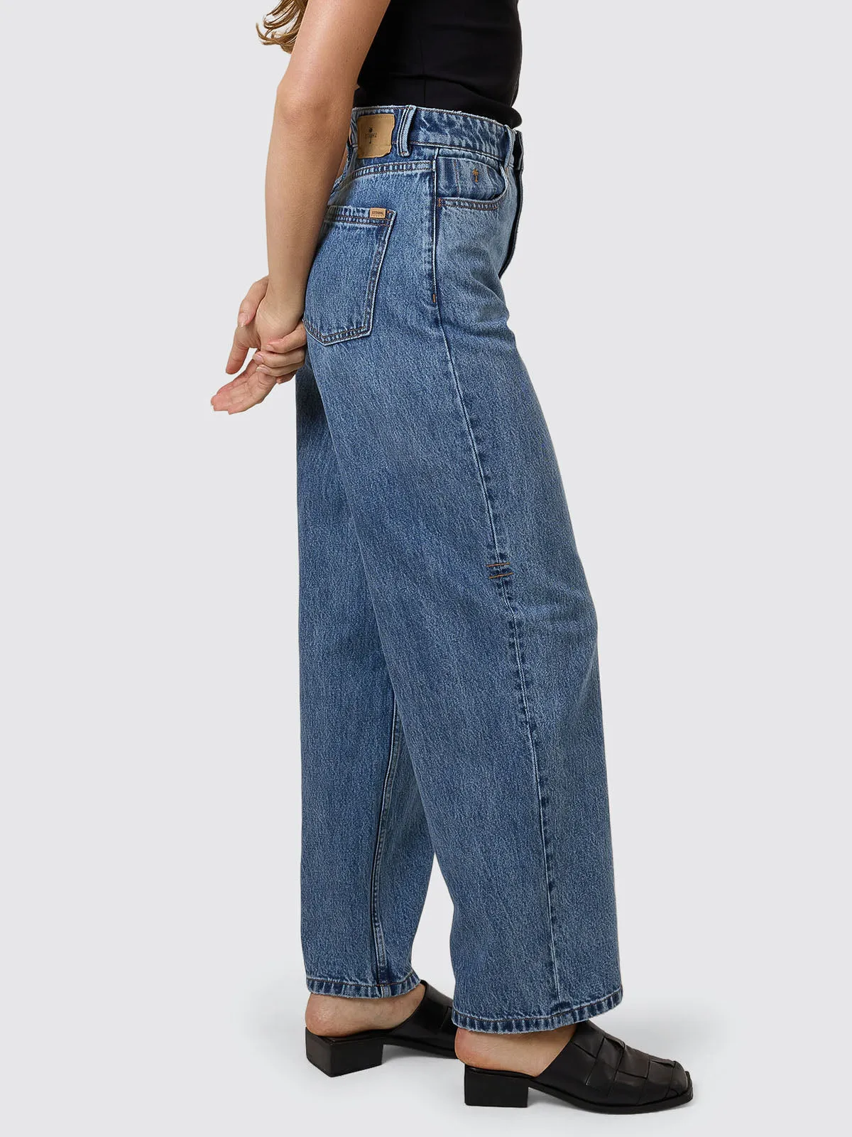 Billie High Rise Baggy Jean - Stoned Blues sold by Thrills product image thumbnail 5