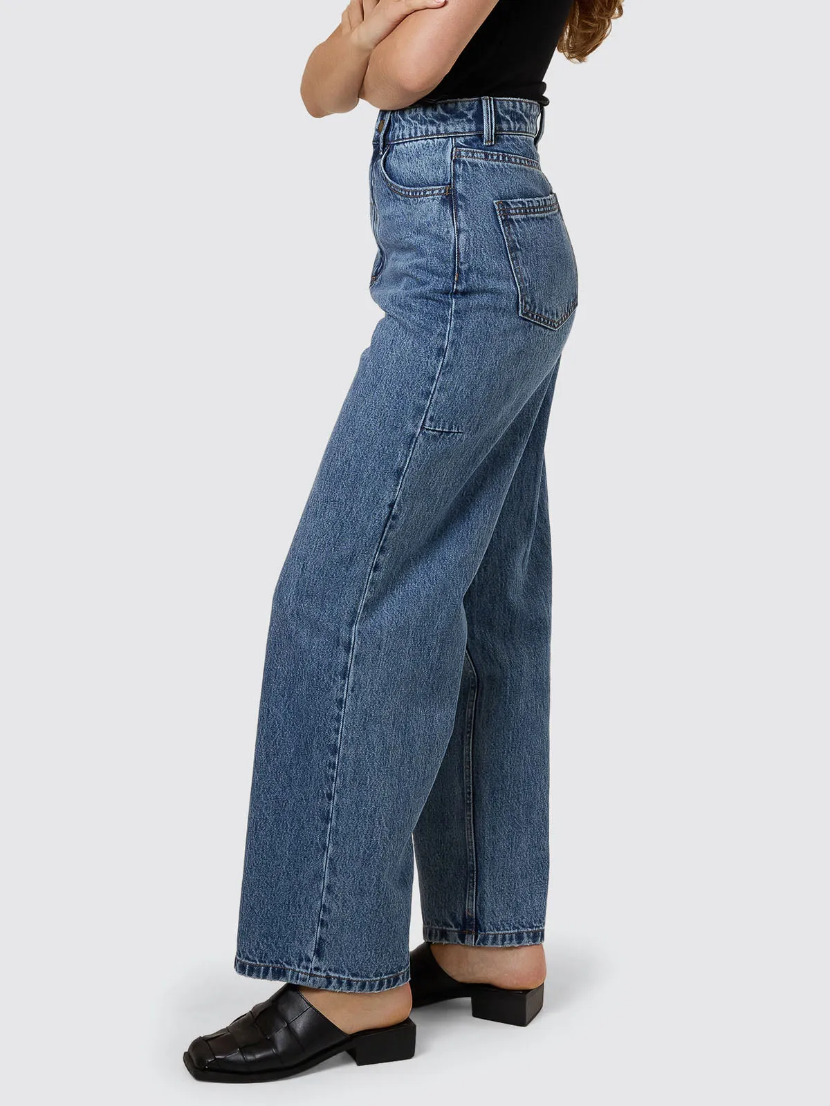 Billie High Rise Baggy Jean - Stoned Blues sold by Thrills product image thumbnail 3