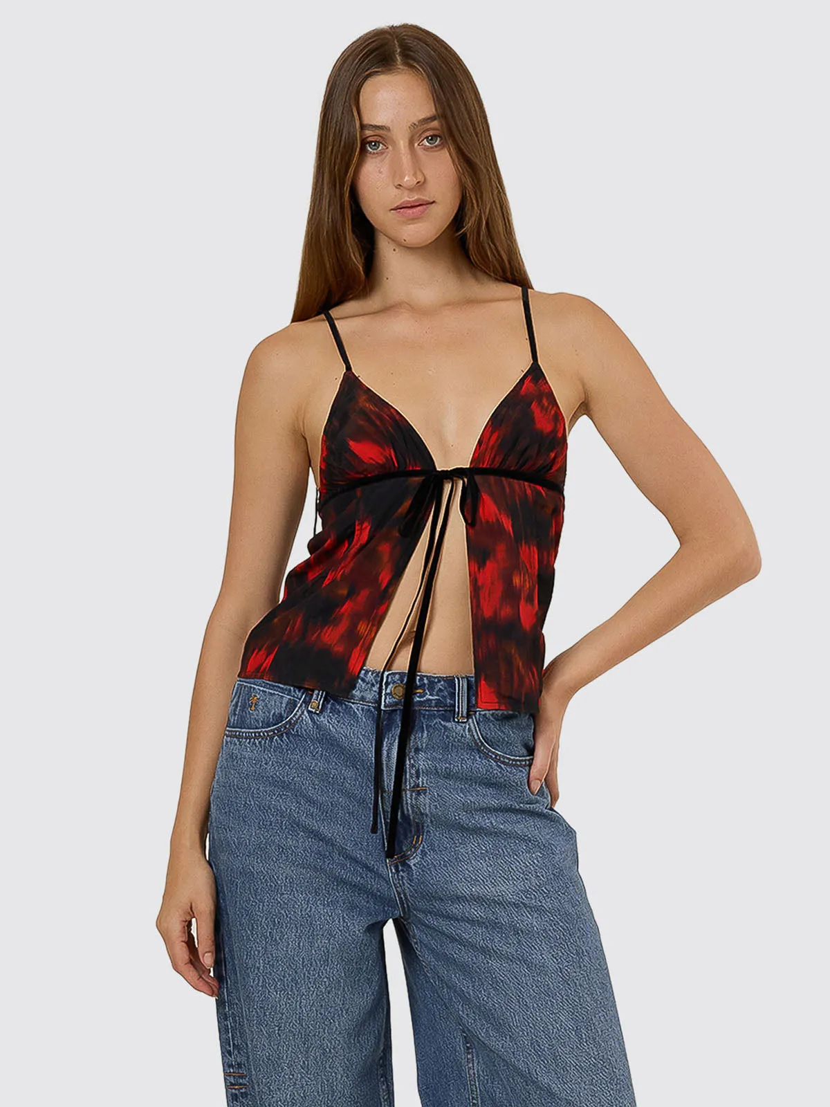 Lucky For You Floral Top - Redwood sold by Thrills