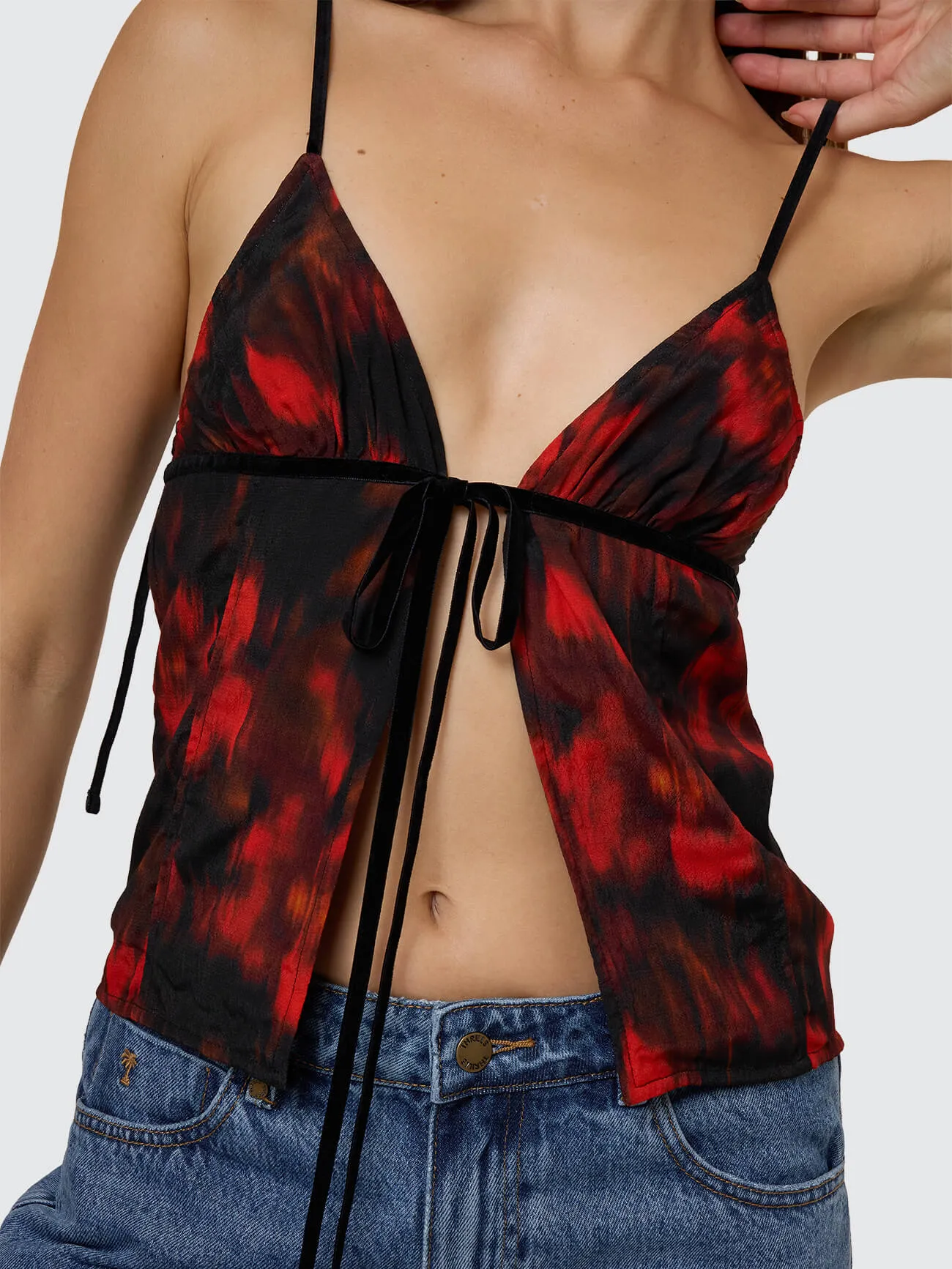 Lucky For You Floral Top - Redwood sold by Thrills product image thumbnail 2