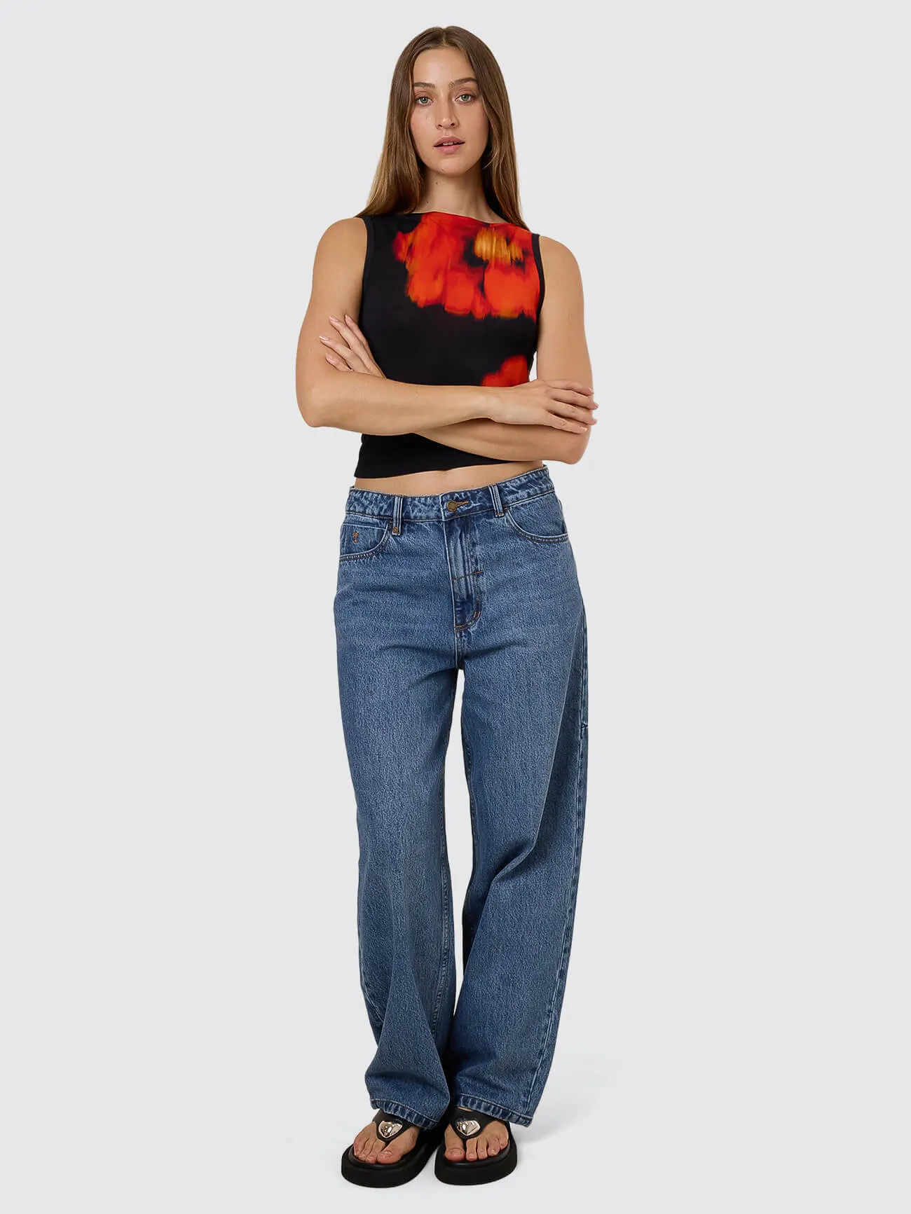 Lucky For You Tank - Black sold by Thrills product image thumbnail 3