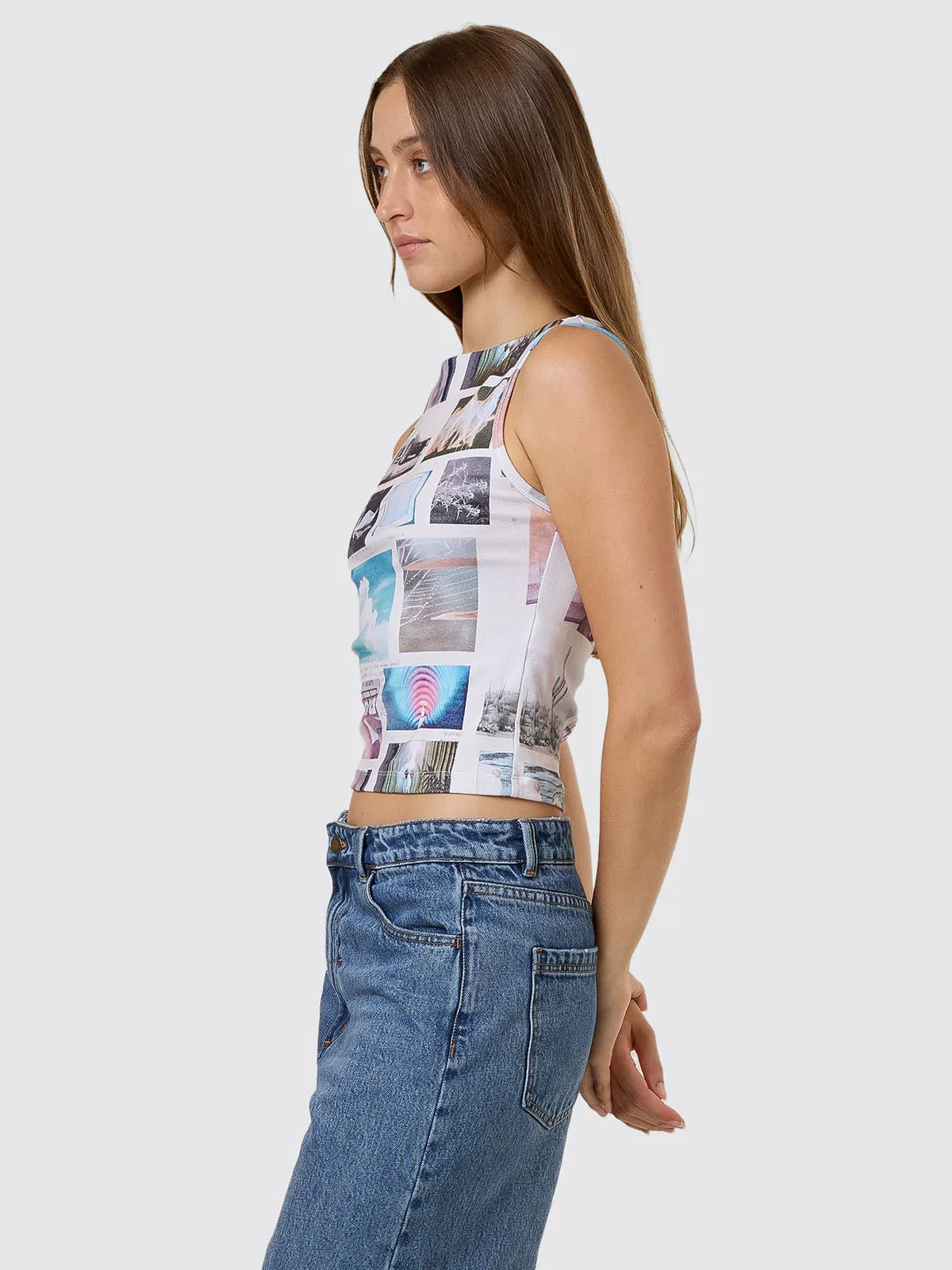 Natural Progression Tank - Cloud sold by Thrills product image thumbnail 3