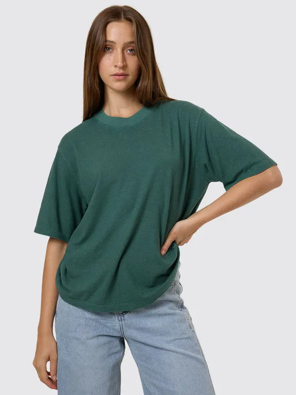 Hemp Square Tee - Sea Pine sold by Thrills