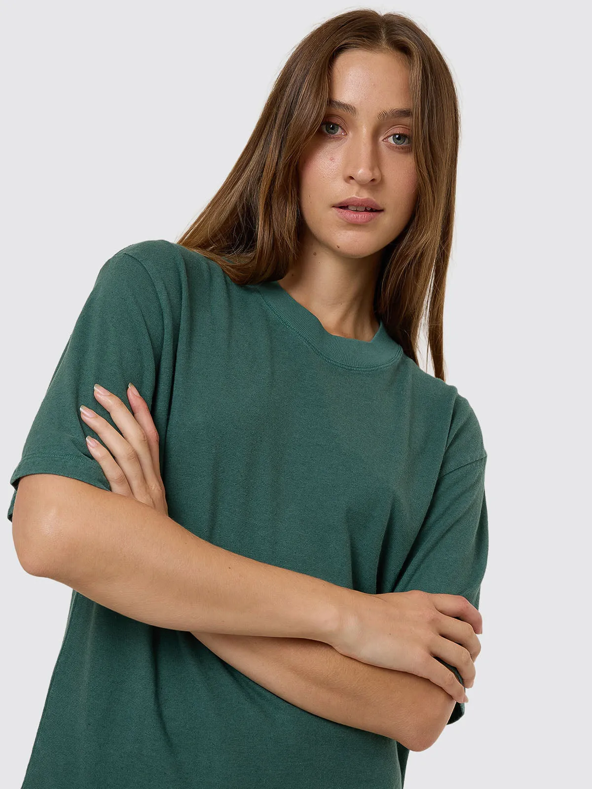 Hemp Square Tee - Sea Pine sold by Thrills product image thumbnail 2
