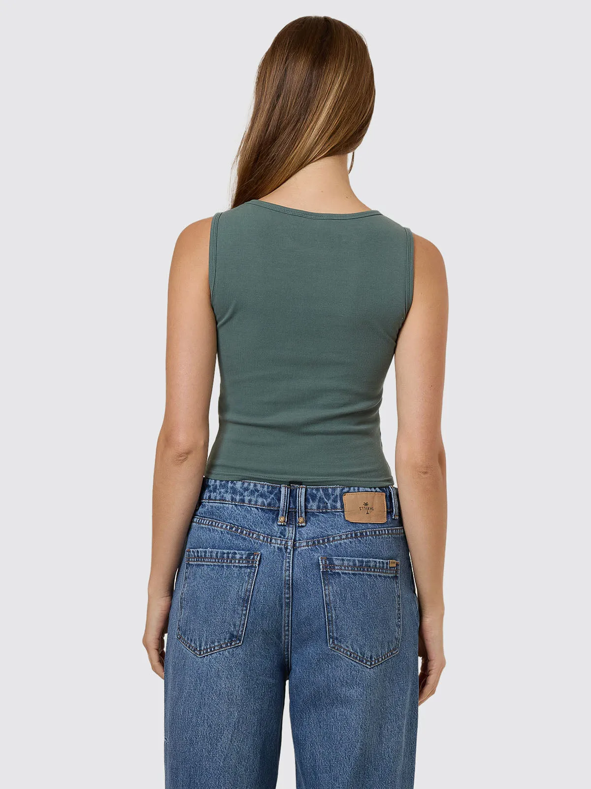 Infinite Dopamine Y2K Tank - Sea Pine sold by Thrills product image thumbnail 5