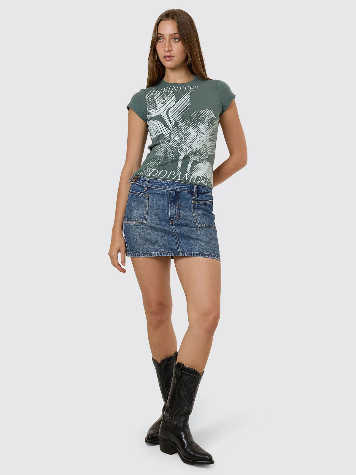 Infinite Dopamine Club Tee - Sea Pine sold by Thrills product image thumbnail 3