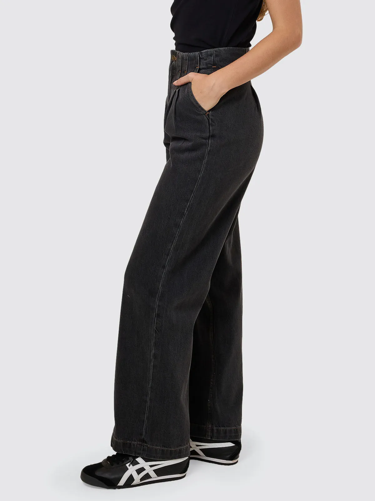Night Shift Denim Pant - Ash Black sold by Thrills product image thumbnail 4