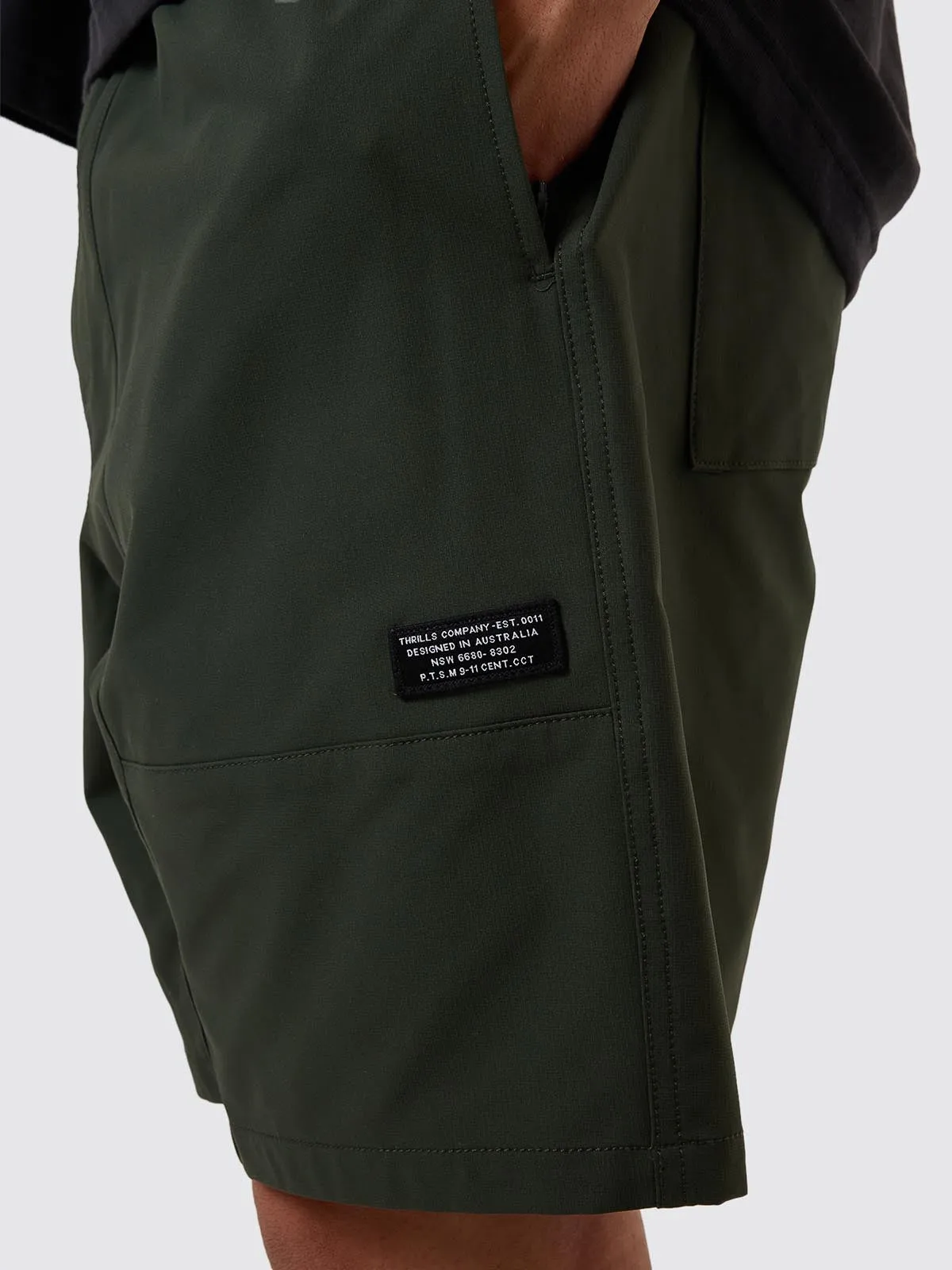 Stadium Track Short - Smog sold by Thrills product image thumbnail 2