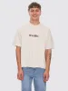 Metamorphic Daze Box Fit Oversize Short Raw Hem Tee - Heritage White sold by Thrills