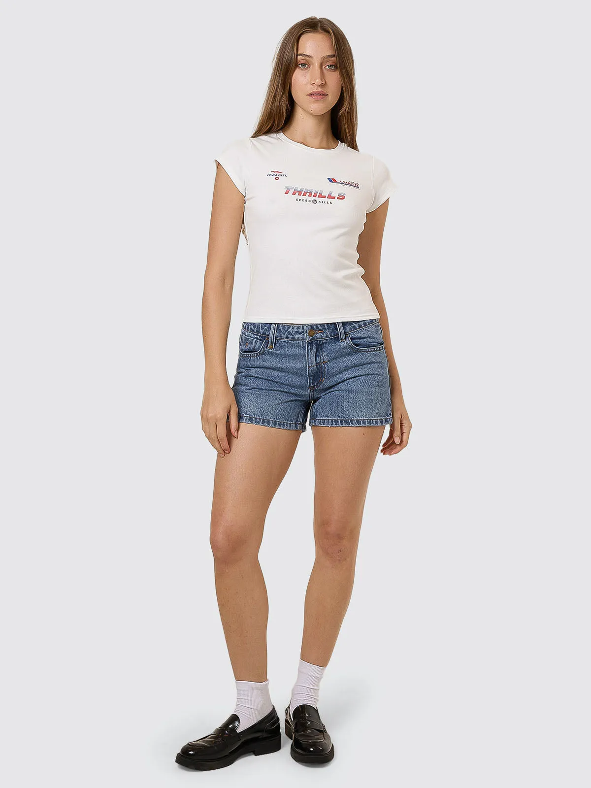 Anarchy In Paradise Club Tee - Dirty White sold by Thrills product image thumbnail 5