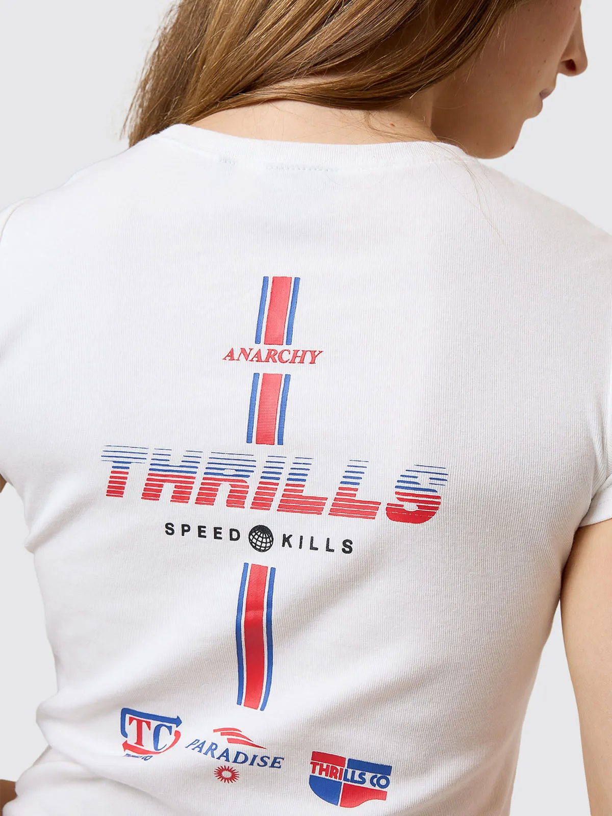 Anarchy In Paradise Club Tee - Dirty White sold by Thrills product image thumbnail 4