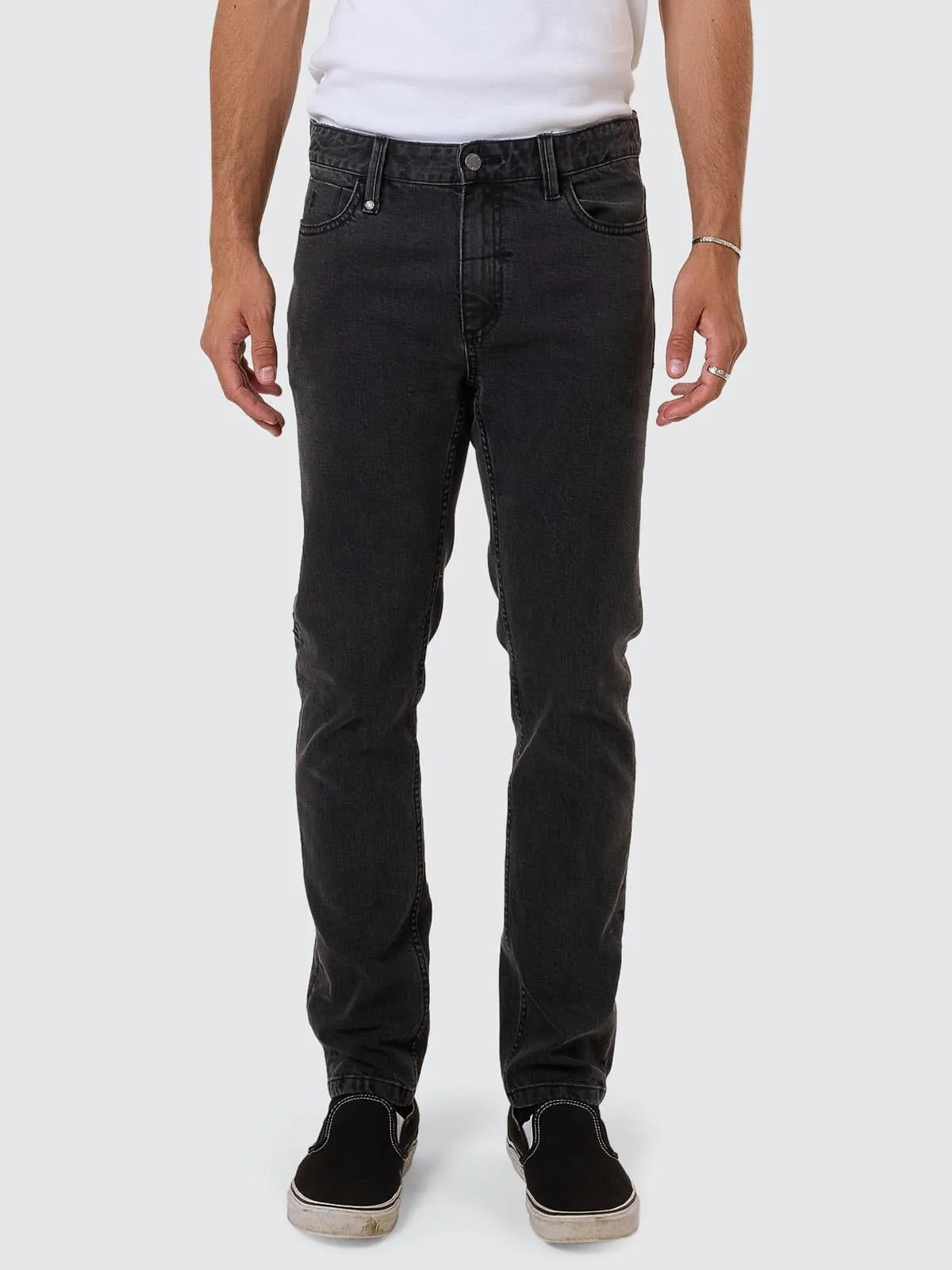Bones Slim Denim Jean - Ash Black sold by Thrills product image thumbnail 5