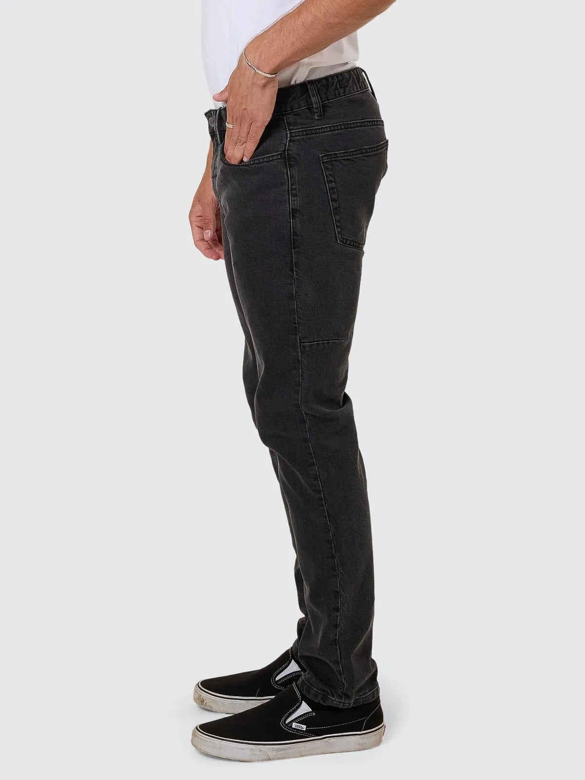 Bones Slim Denim Jean - Ash Black sold by Thrills product image thumbnail 4