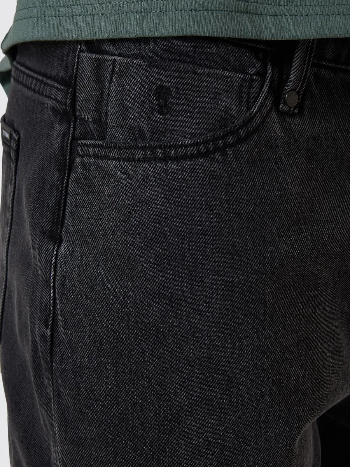 Slacker Relaxed Denim Jean - Ash Black sold by Thrills product image thumbnail 3