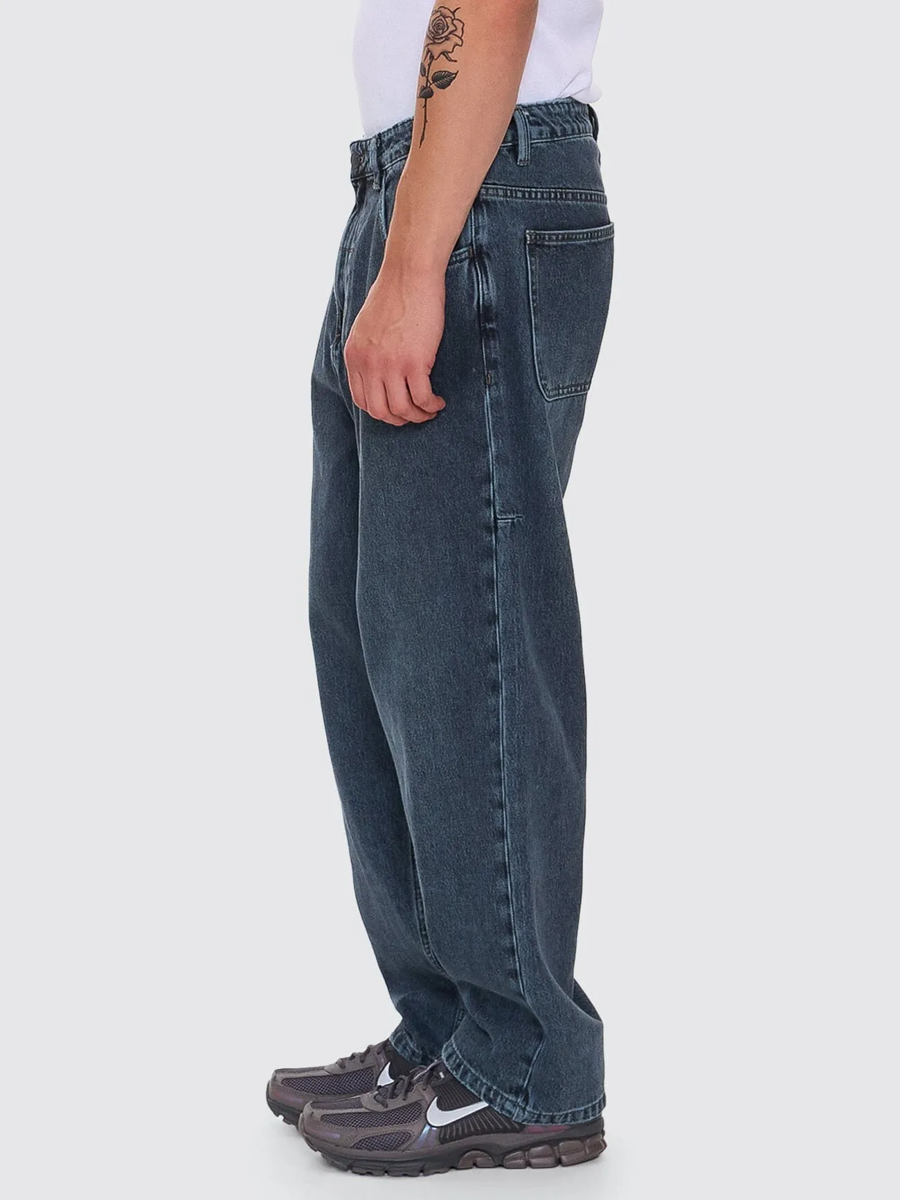 Lifted Spirits Big Slacker Baggy Denim Jean - Metal Blue sold by Thrills product image thumbnail 4