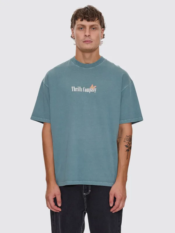 Adapt Box Fit Oversize Tee - Green Coast sold by Thrills