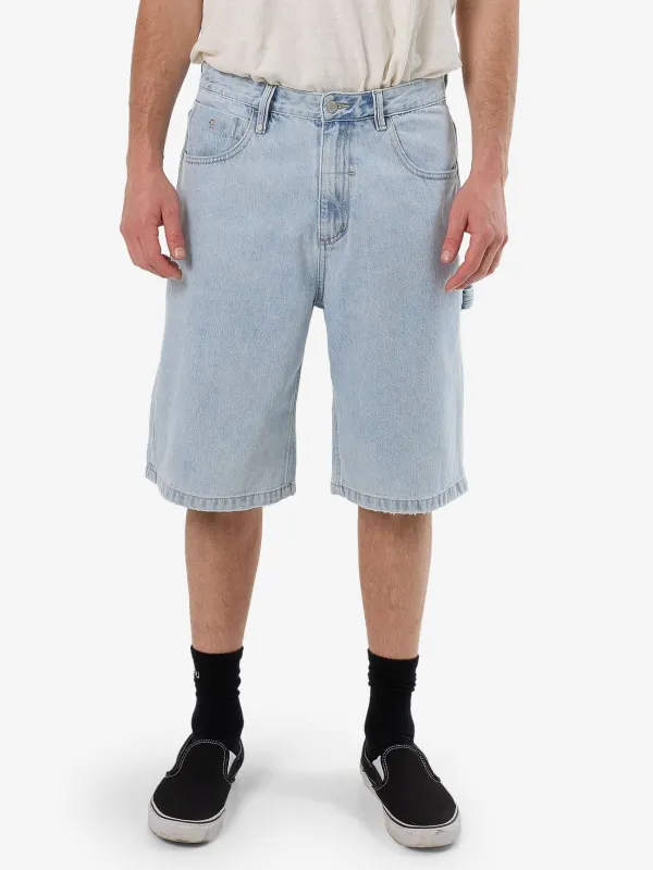Big Slacker Denim Short - Shadow Blue sold by Thrills