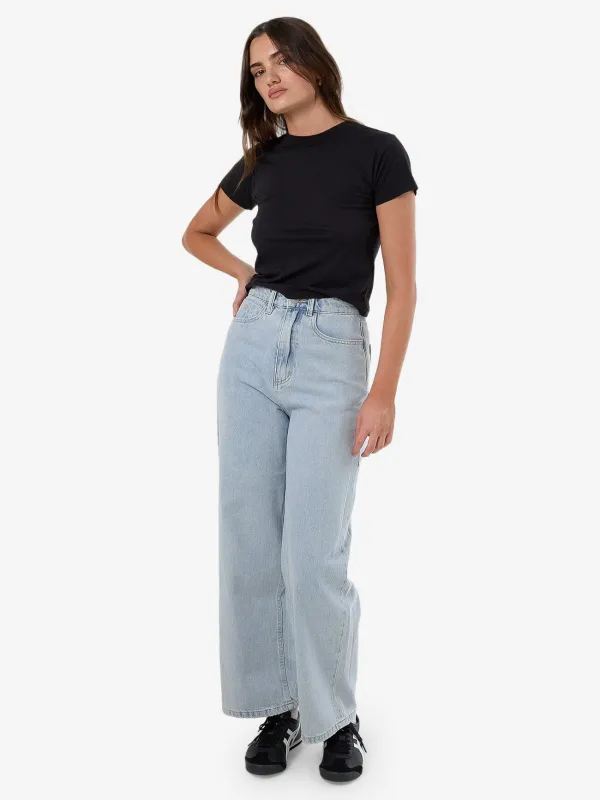 Billie High Waist Baggy Jean - Shadow Blue sold by Thrills